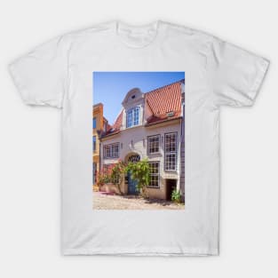 Historical house facades, old town, Lübeck, Schleswig-Holstein, Germany, Europe T-Shirt